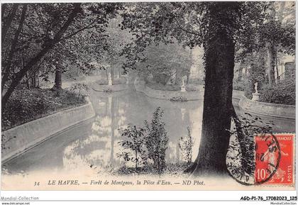 AGDP1-76-0064 - LE HAVRE - forêt de montgeon - la pièce d'eau