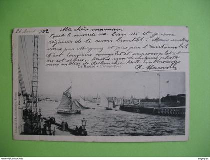 CPA   Le Havre   L'Avant Port   1902