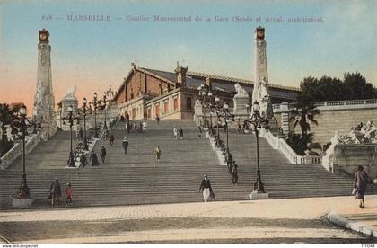 France (13 Marseille) - Escalier Monumental de la Gare