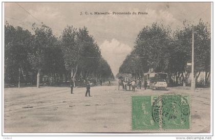 EXPOSITIONS COLONIALE  MARSEILLES 1906  promenade du prado    cachet et timbre de  SAIGON