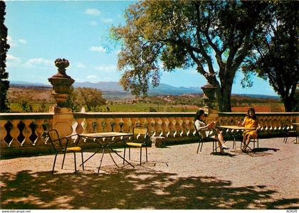 Chateauneuf le Rouge, La Galiniere, la terrasse (scan recto-verso) KEVREN0125