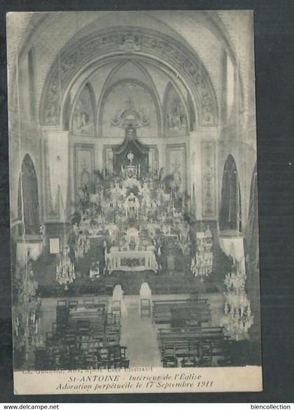 Bouches du Rhône. Marseille, Saint Antoine intérieur de  l'église