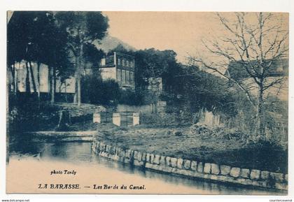 CPA - MARSEILLE (B du R) - La Barasse - Les bords du Canal