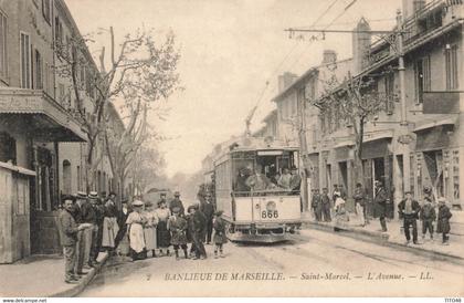 France (13 Banlieue de Marseille) - Saint-Marcel - l'Avenue