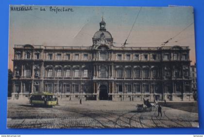 1903 LA PRÉFECTURE Canebière, centre ville MARSEILLE CPA-Carte Postale [13] Bouches-du-Rhône Pour LYON