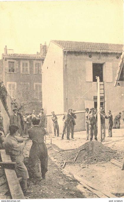 Marseille   école d'électricité exercice de montage