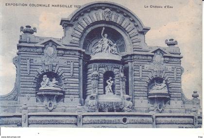 Marseille (Exposition Coloniale de 1922) - le Château d'Eau