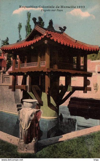 Marseille (Exposition Coloniale de 1922) - Pagode sur l'Eau