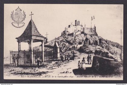 FRANCE, Postcard, Marseille, Notre-Dame de la Garde