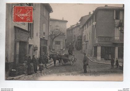 MARSEILLE / SAINT MARCEL (13) - LA PLACE DE L'EGLISE