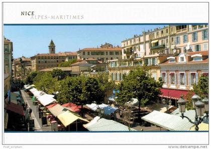 Nice cours Saleya - Terrasse de cafés et restaurants