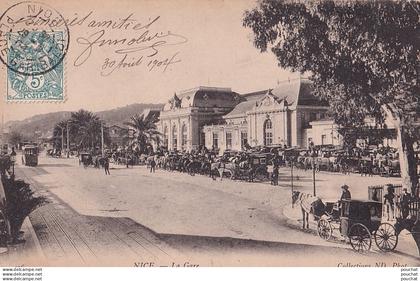 A8-06) NICE - LA GARE - EN  1904