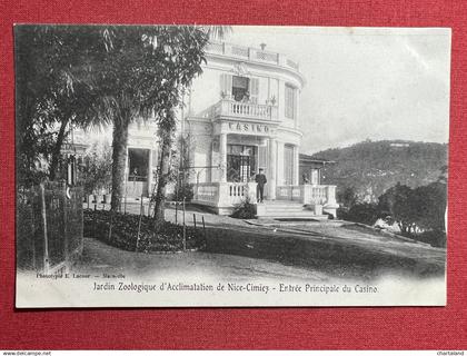 Cartolina Francia - Jardin Zoologique d'Acclimatation de Nice Cimiez Casino 1900