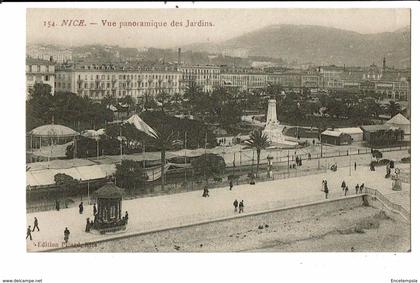 CPA-Carte Postale-FRANCE- Nice-Vue panoramique des Jardins- VM17021