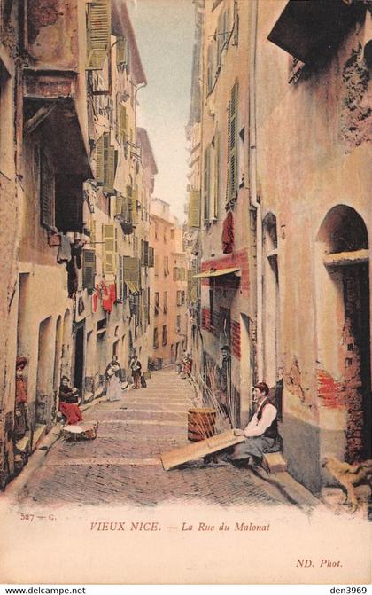 Vieux NICE - La Rue du Malonat - Vannier - Tirage couleurs