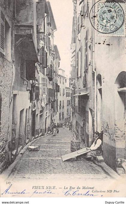 VIEUX NICE - La Rue du Malonat - très bon état