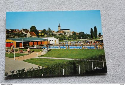 Cpm, Varennes sur Allier, la piscine, Allier 03