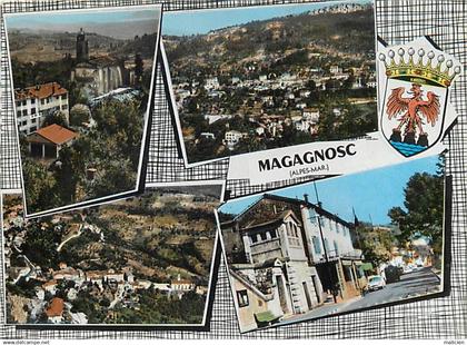 -grd format -ref-AE562- alpes maritimes - magnagnosc - souvenir de .. -multi vues avenue renoir - panoramiques - eglise