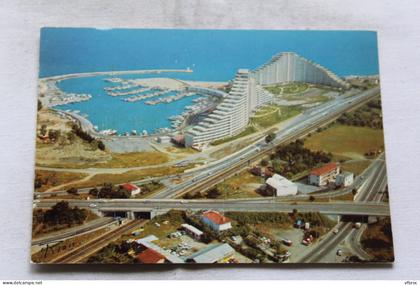 Cpm, Villeneuve Loubet, vue aérienne, marina bais des anges, Alpes maritimes 06