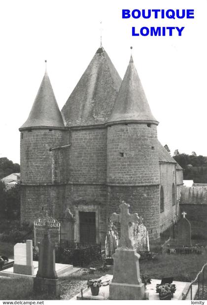 08 Servion église fortifiée tombes carte photo 8.7x12.5 cm