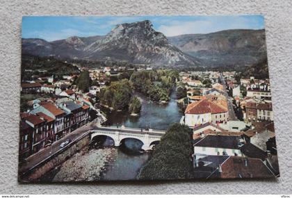 Cpm 1970, Tarascon sur Ariège, vue générale, Ariège 09