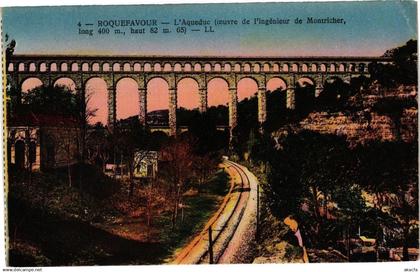 CPA ROQUEFAVOUR-L'Aqueduc (188898)