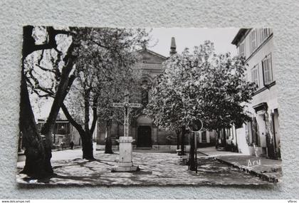 Cpsm, la Penne sur Huveaune, l'église, bouches du Rhône 13