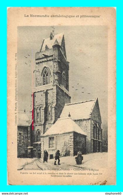 a854 / 509 14 - Arrondissement de Bayeux CREPON Eglise