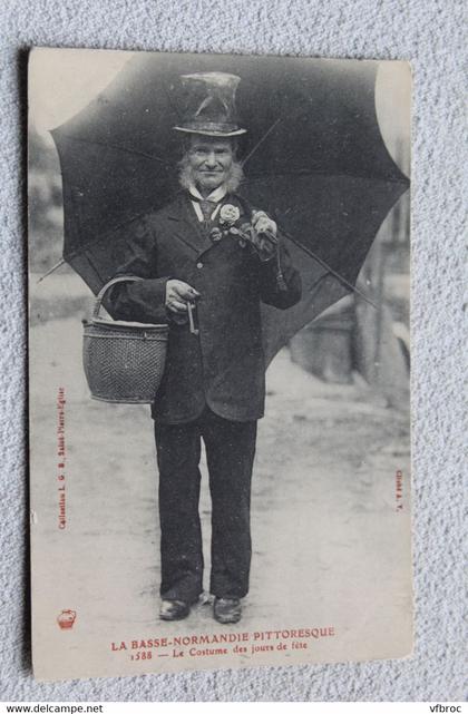 la basse Normandie pittoresque, le costume des jours de fête, Calvados 14