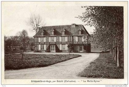 N°3491 -cpa Cricqueville en Auge -par Dozulé- la Belle Epine-