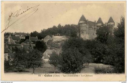 Culan - Vue d ensemble Le chateau