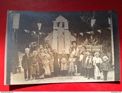 Carte photo - Neuvic - Mariage du Limousin - Fête de la Bruyère