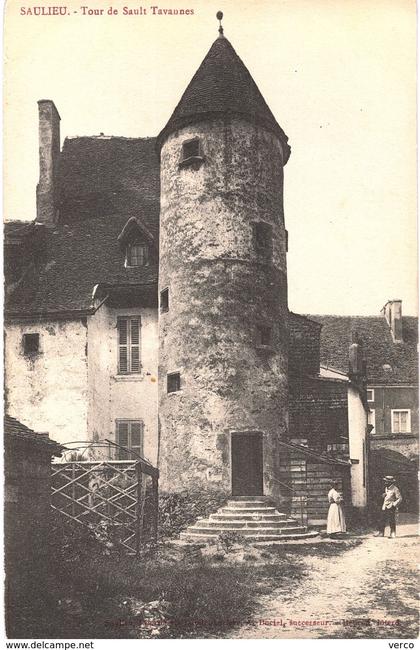 Carte  POSTALE  Ancienne  de   SAULIEU - Tour de Sault Tavannes