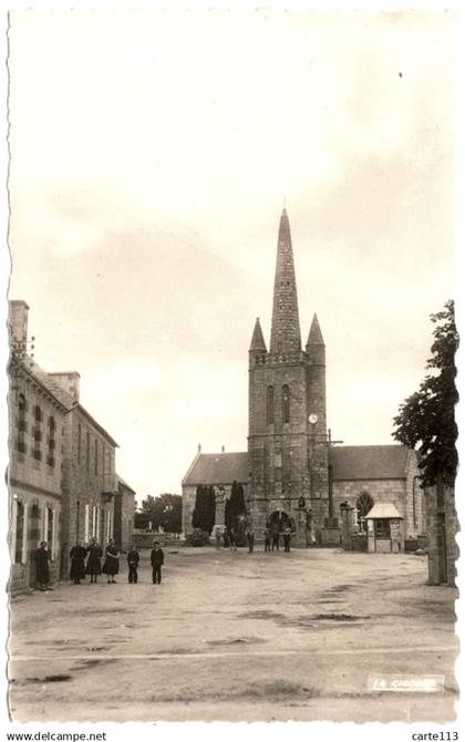 22 - B25709CPSM - CAVAN - Place de l'église - Très bon état - COTES-D'ARMOR