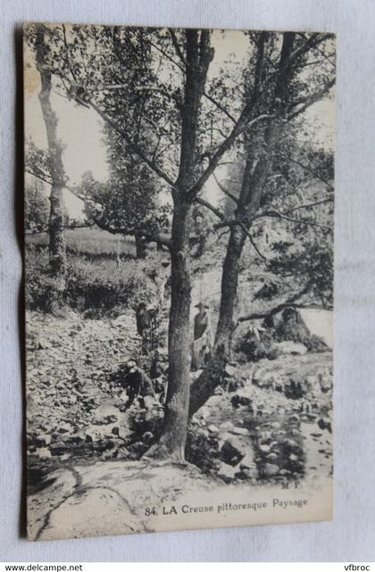 Cpa 1923, la Creuse pittoresque, paysage, Creuse 23