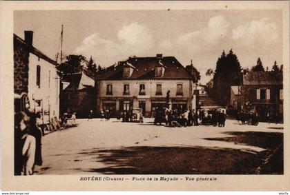 CPA Royere Place de la Mayade, Vue Generale FRANCE (1050711)