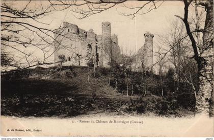 CPA Ruines du Chateau de Montaigut FRANCE (1051000)