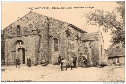 TOULX-SAINTE-CROIX L'EGLISE MONUMENT HISTORIQUE ANIMEE