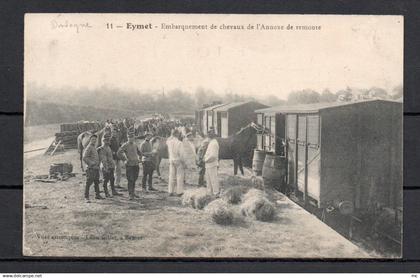 24 - Eymet - Embarquement de chevaux de l'Annexe de remonte