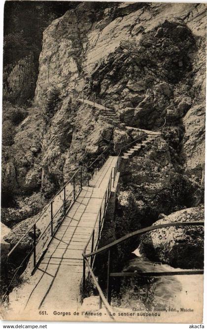 CPA Gorges de l'Areuse - Le sentier suspendu (183150)