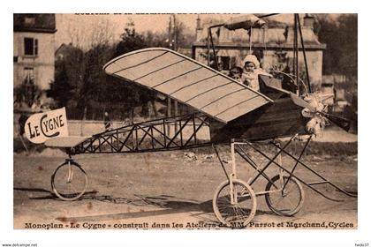 Fesches le Châtel - Monoplan le Cygne - Cavalcade 1912