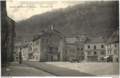 Saint-Hippolyte Doubs, La grande rue