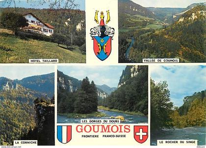 25 - Goumois - Multivues - Blasons - CPM - Voir Scans Recto-Verso