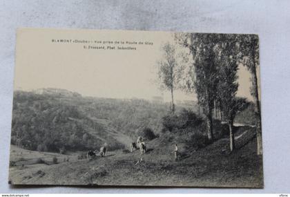 Blamont, vue prise de la route de Glay, Doubs 25