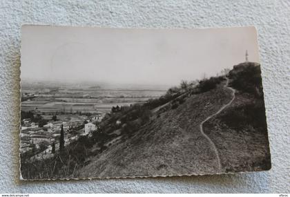 Cpsm 1954, Moras en Valloire, l'église, le Belvédère, la Madone, Drôme 26