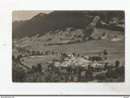 ROUSSET EN VERCORS (DROME) CARTE PHOTO VUE GENERALE (EGLISE ET HABITATIONS)