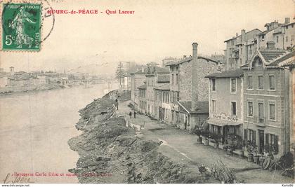 bourg de péage * le quai lacour * café du pont