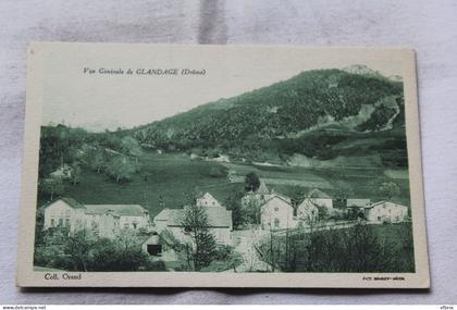 vue générale de Glandage, Drôme 26