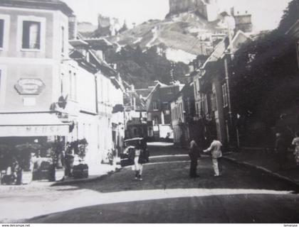 1949 Le Petit Andely 27 Eure  Autres Communes -CPSM Carte Postale>France rue Grande et le château pâtisserie