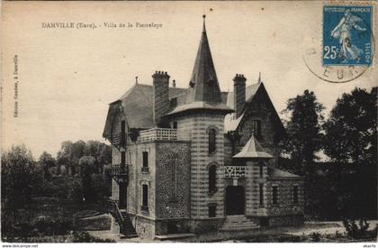 CPA DAMVILLE-Villa de la Pierrelaye (29110)